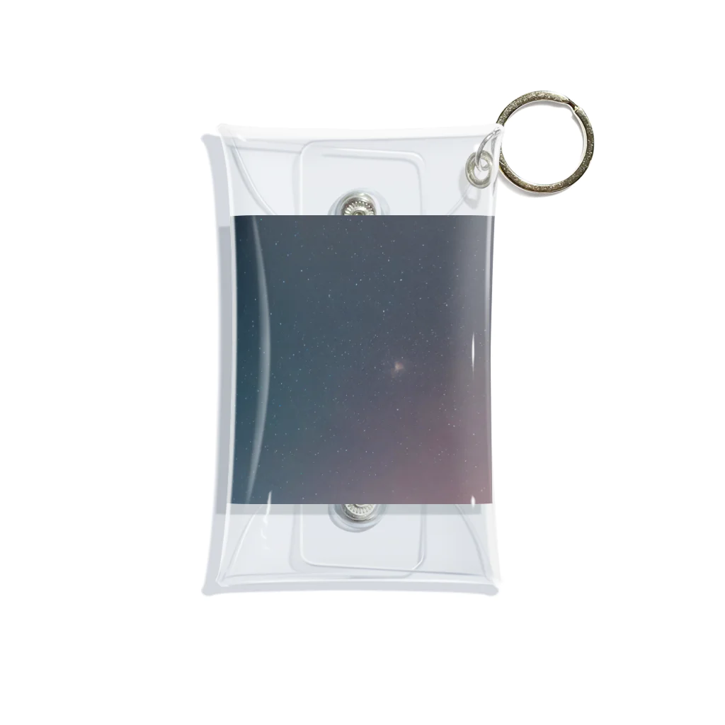 Chama's shopの星空 Mini Clear Multipurpose Case