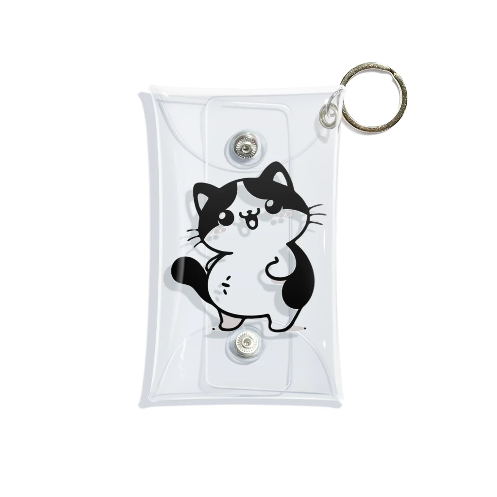 ゆるねこshopのお腹のでてる猫19 Mini Clear Multipurpose Case