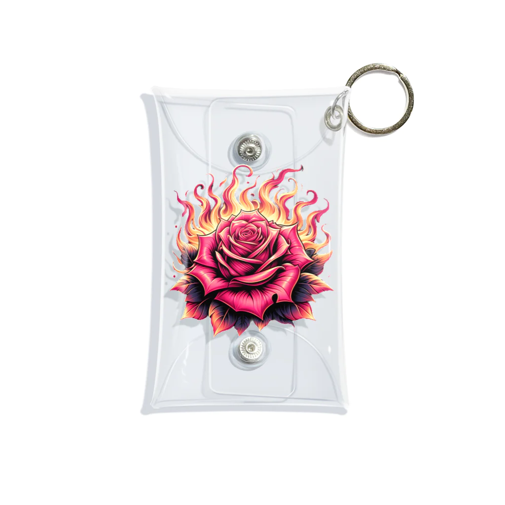 悪魔キャンディの「炎の中の薔薇」 Mini Clear Multipurpose Case