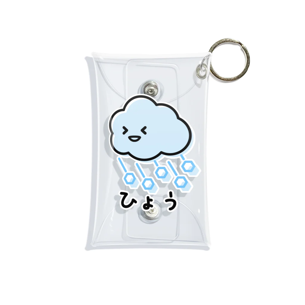 funny puppyのひょう Mini Clear Multipurpose Case