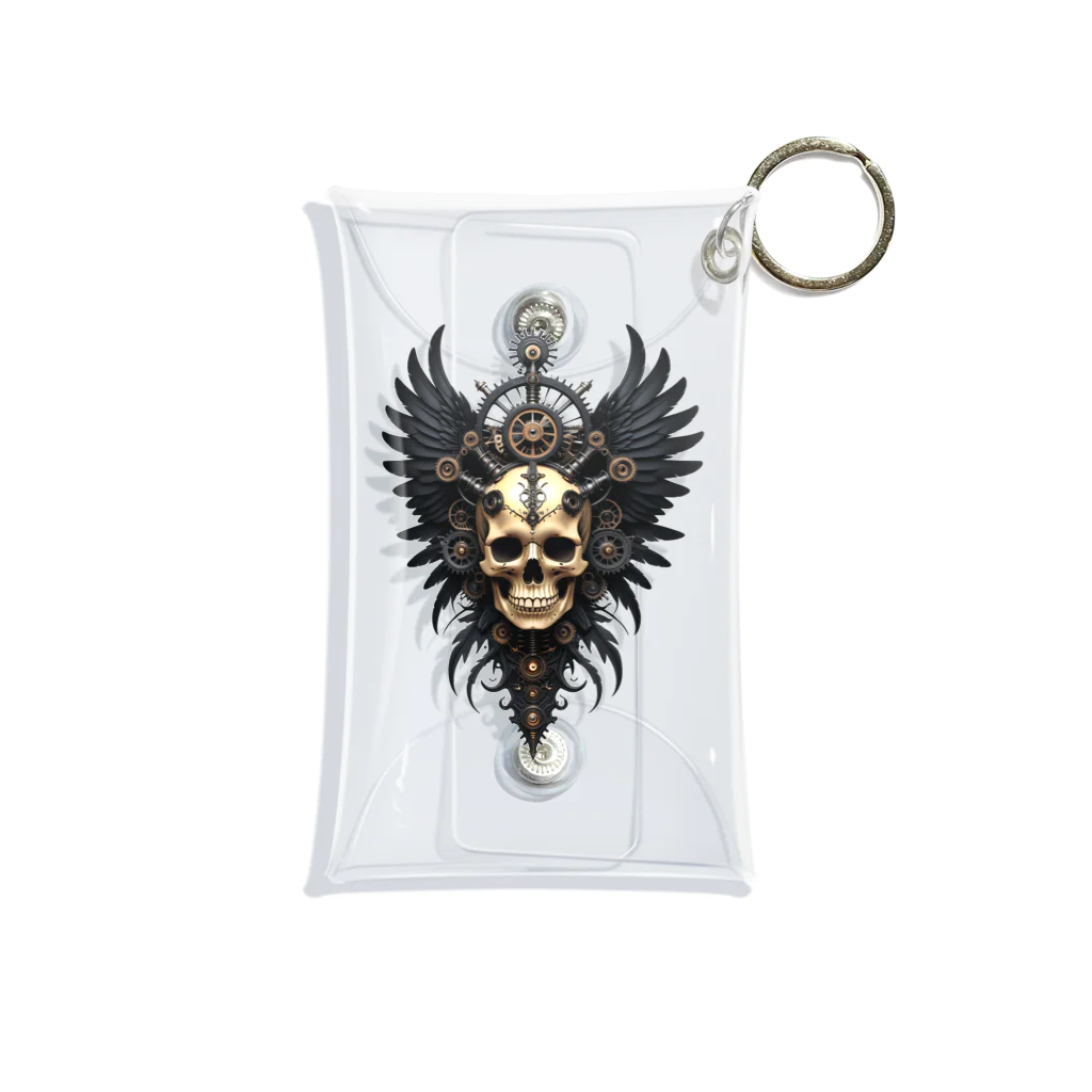 PiNK+18COMiCSのSTeAMPuNK+SkULL_00006 Mini Clear Multipurpose Case