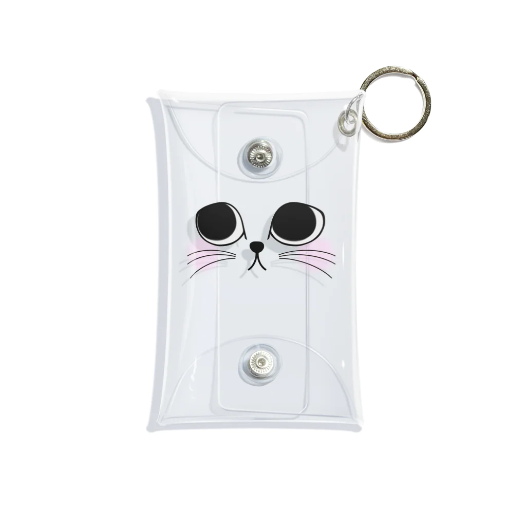 mi.のneko.(ホワイト) Mini Clear Multipurpose Case