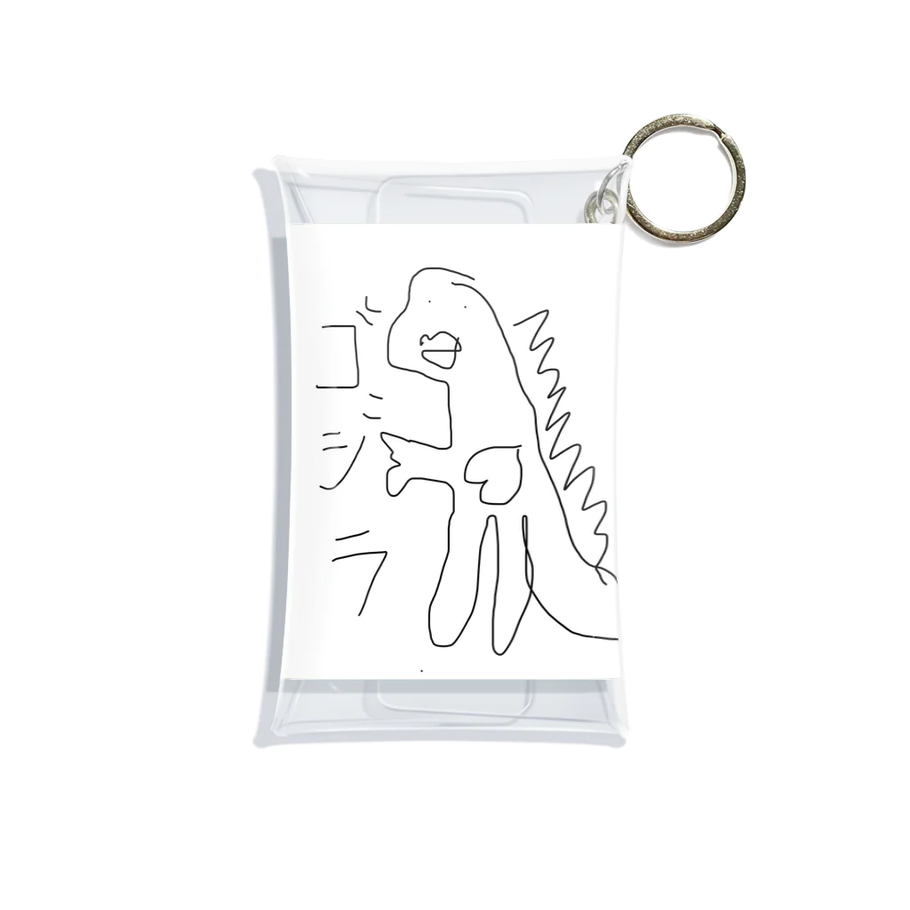 hetaTのhetaTゴジラ Mini Clear Multipurpose Case