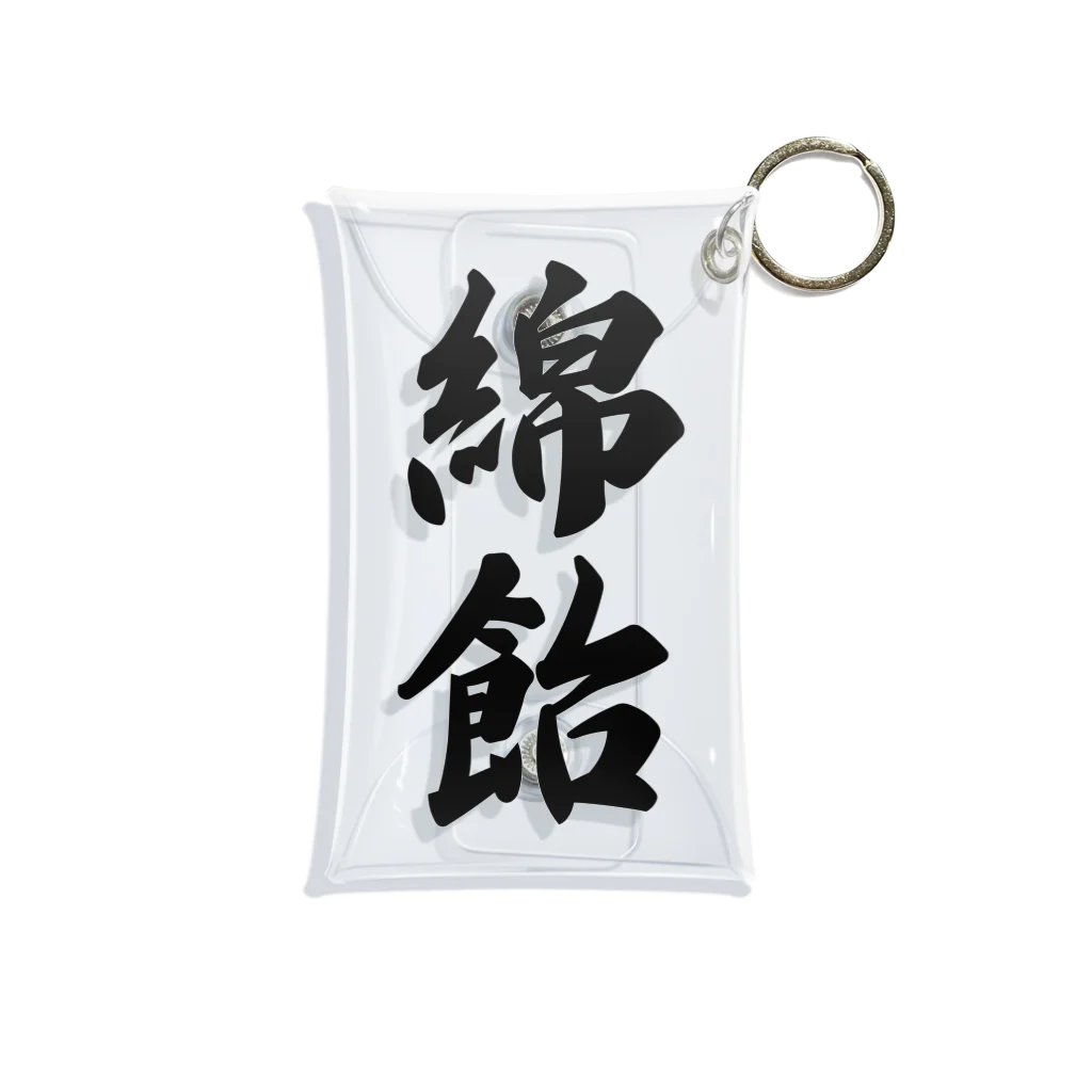 着る文字屋の綿飴 Mini Clear Multipurpose Case