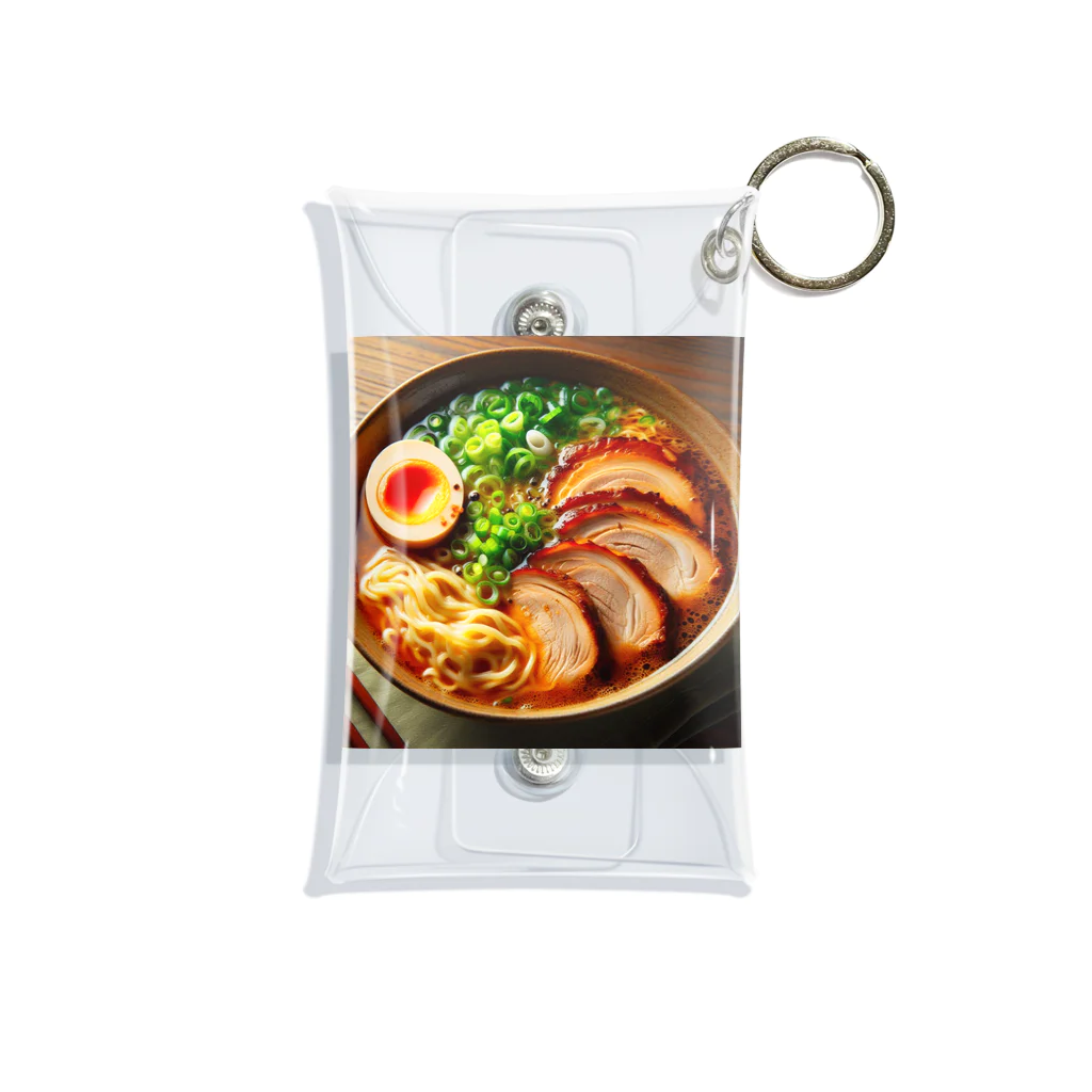 ザキ山の集え。ラーメン好きによるラーメングッズ Mini Clear Multipurpose Case