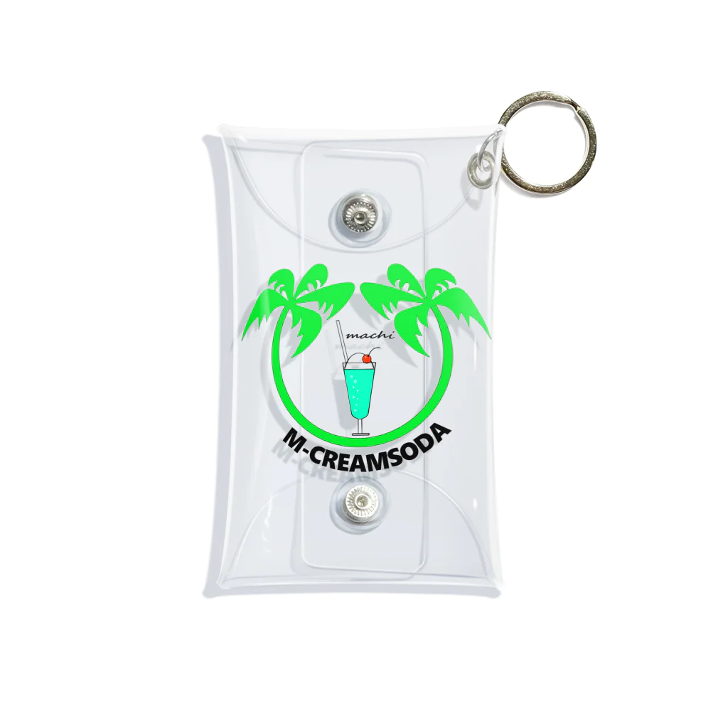 M-CREAMSODAのtropicalヤシ カラー Mini Clear Multipurpose Case