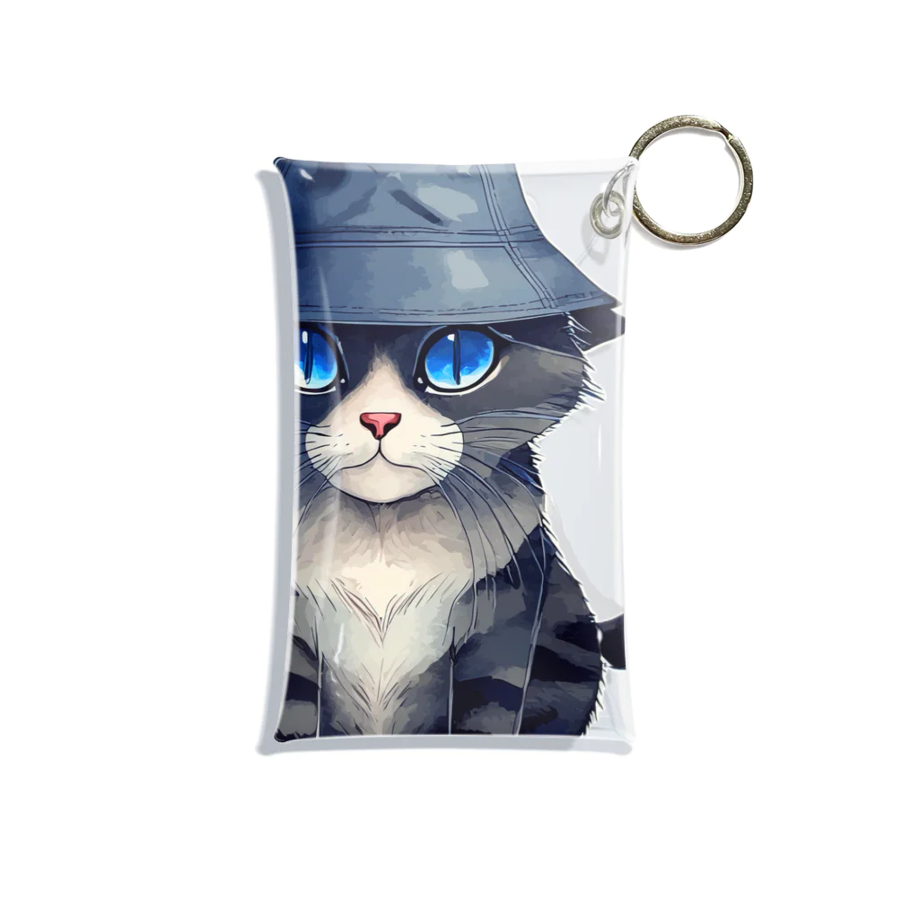 Fun_Qのバケハ猫 Mini Clear Multipurpose Case