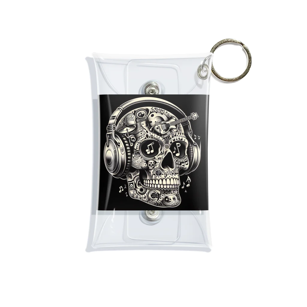 wワンダーワールドwのSKULL013 Mini Clear Multipurpose Case