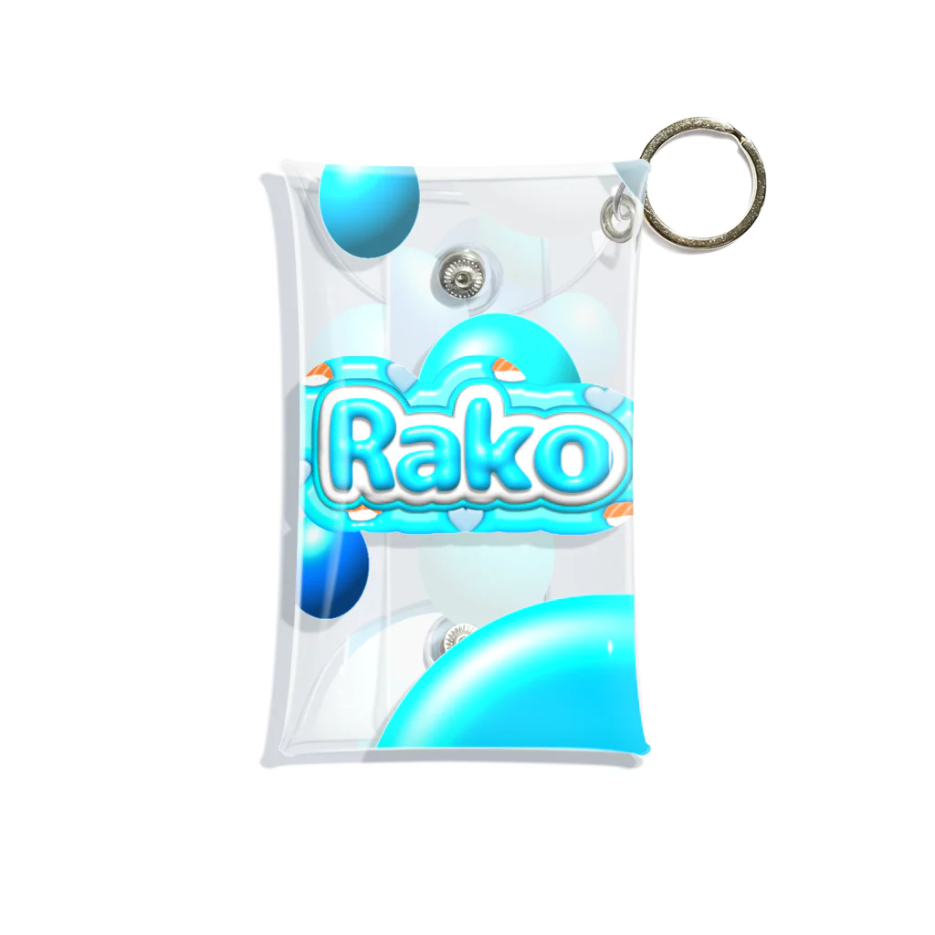 Rako🍣R民  のぷくぷくRako ミニクリアマルチケース