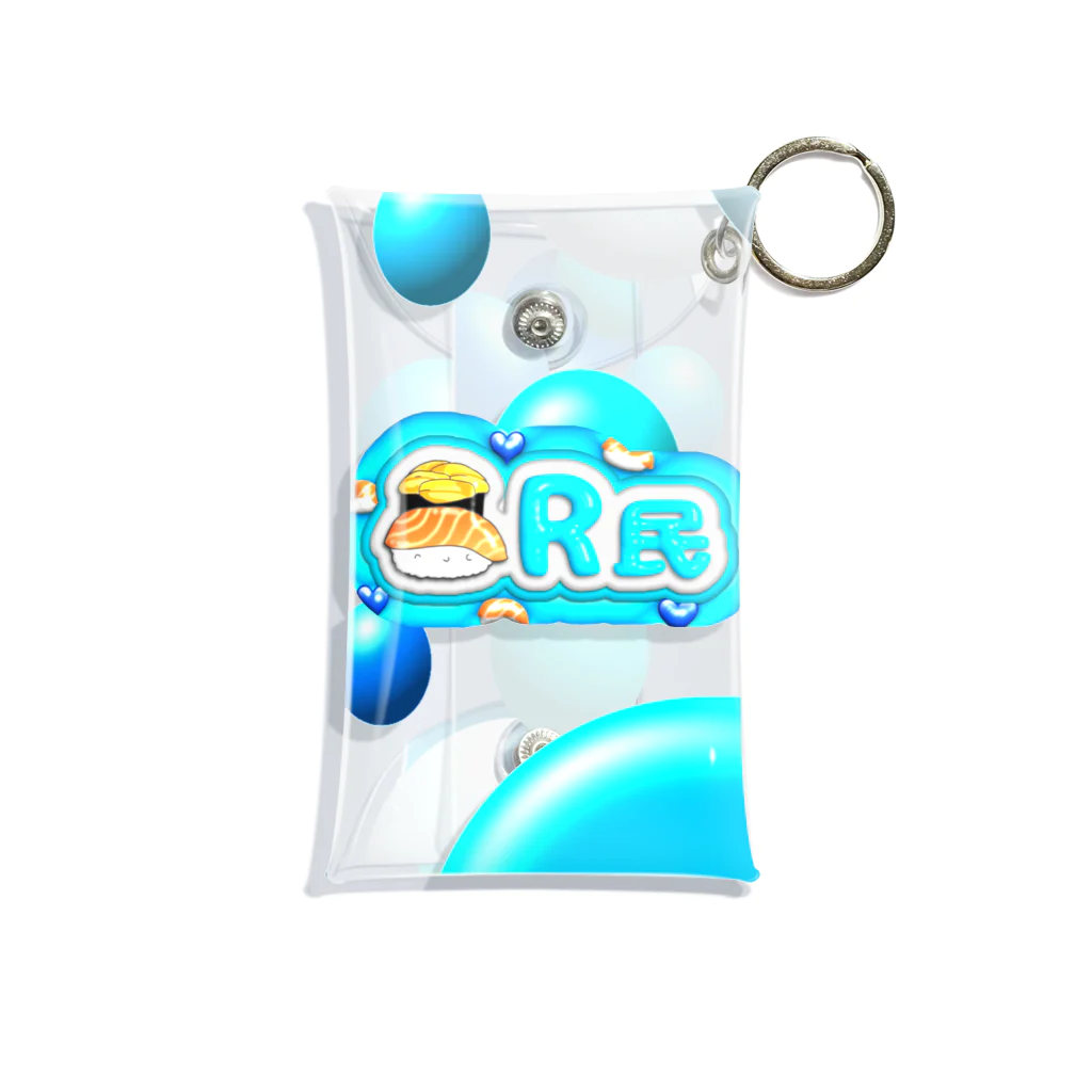 Rako🍣R民  のぷくぷく🍣R民 Mini Clear Multipurpose Case