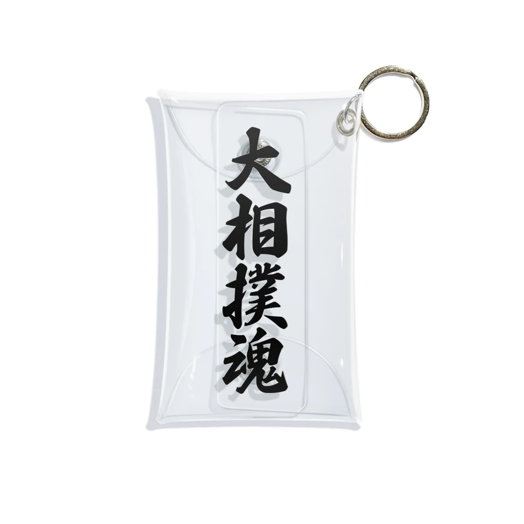 着る文字屋の大相撲魂 Mini Clear Multipurpose Case