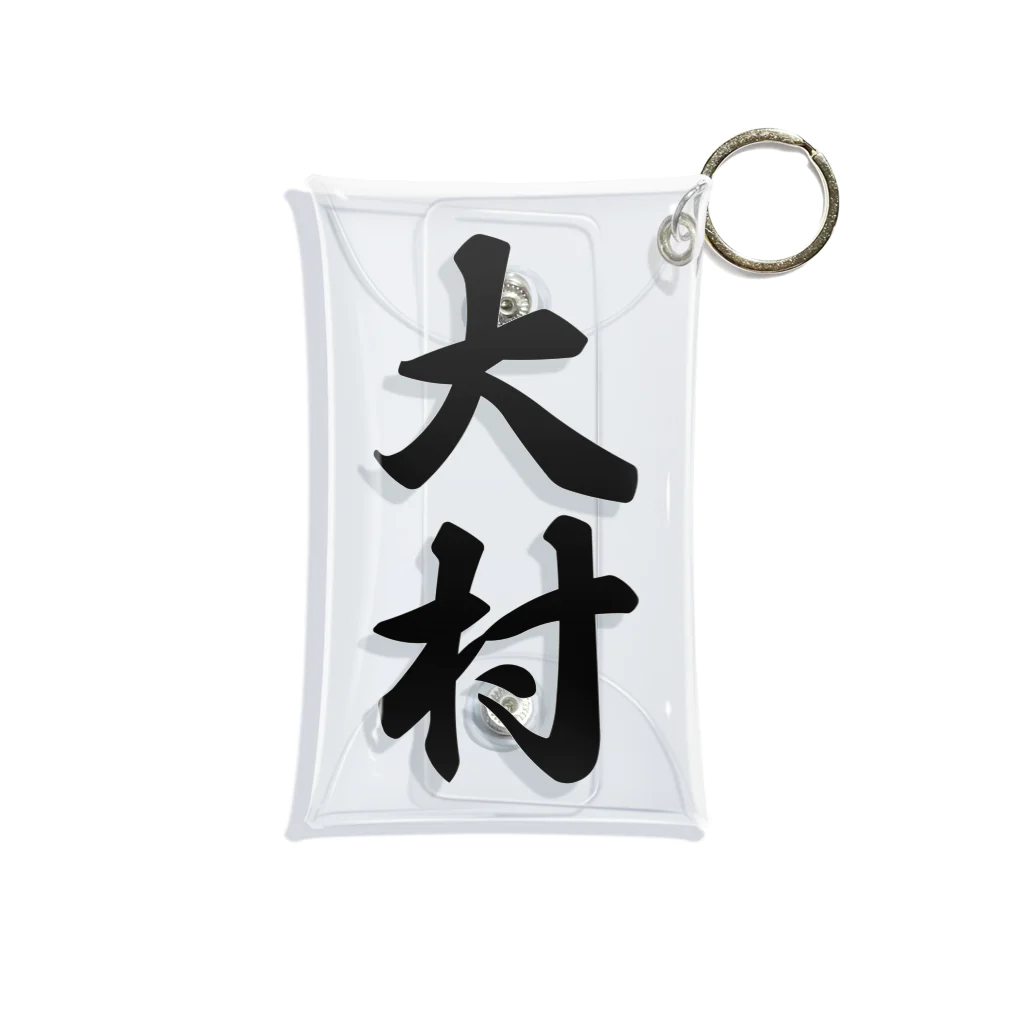 着る文字屋の大村 Mini Clear Multipurpose Case