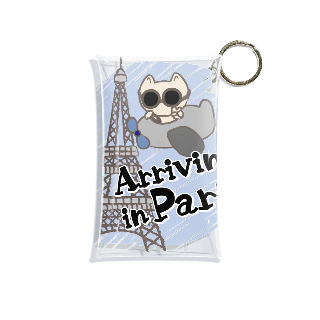 sari'sのArriving in Paris ミニクリアマルチケース