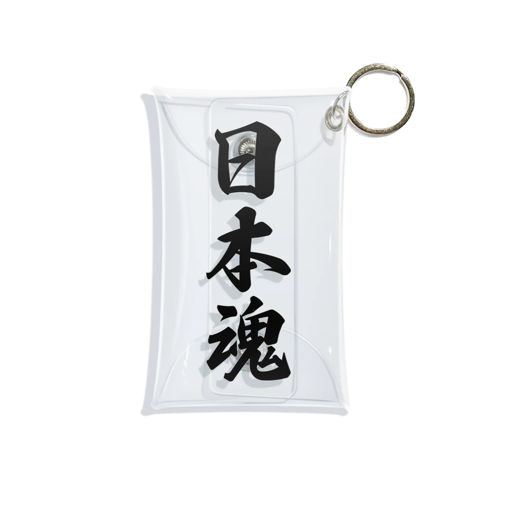 着る文字屋の日本魂 （地元魂） Mini Clear Multipurpose Case