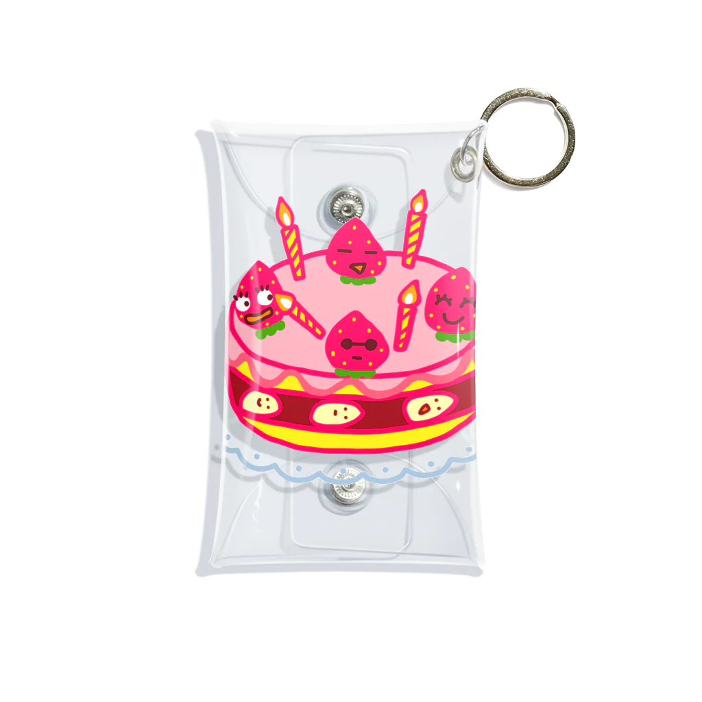 mayumayu-の🍓いちごケーキ🍰 Mini Clear Multipurpose Case