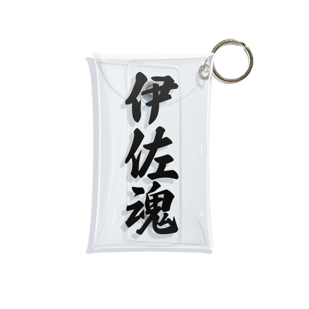 着る文字屋の伊佐魂 （地元魂） Mini Clear Multipurpose Case