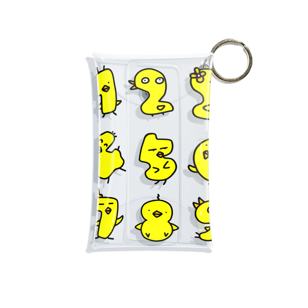 mayumayu-の🐤数字アヒル🐤 Mini Clear Multipurpose Case