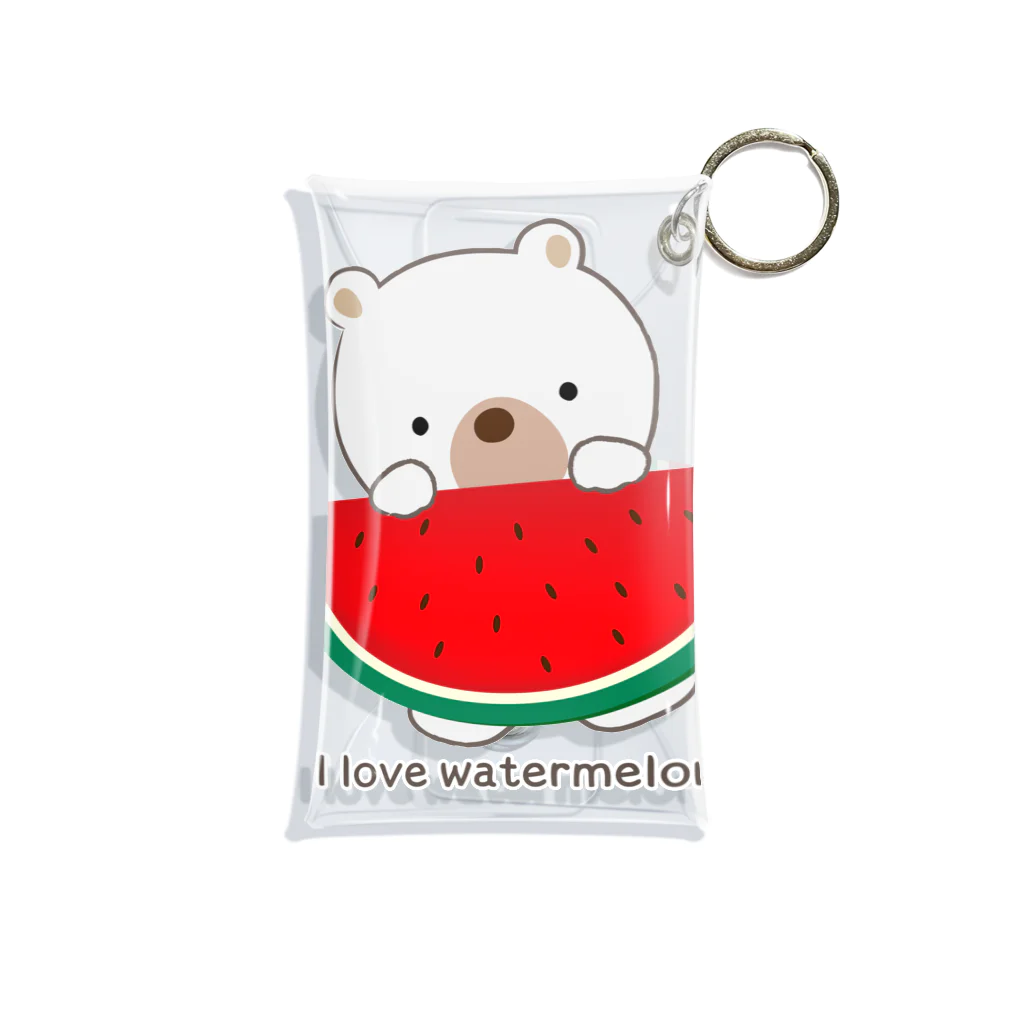 sari'sのI love watermelon Mini Clear Multipurpose Case