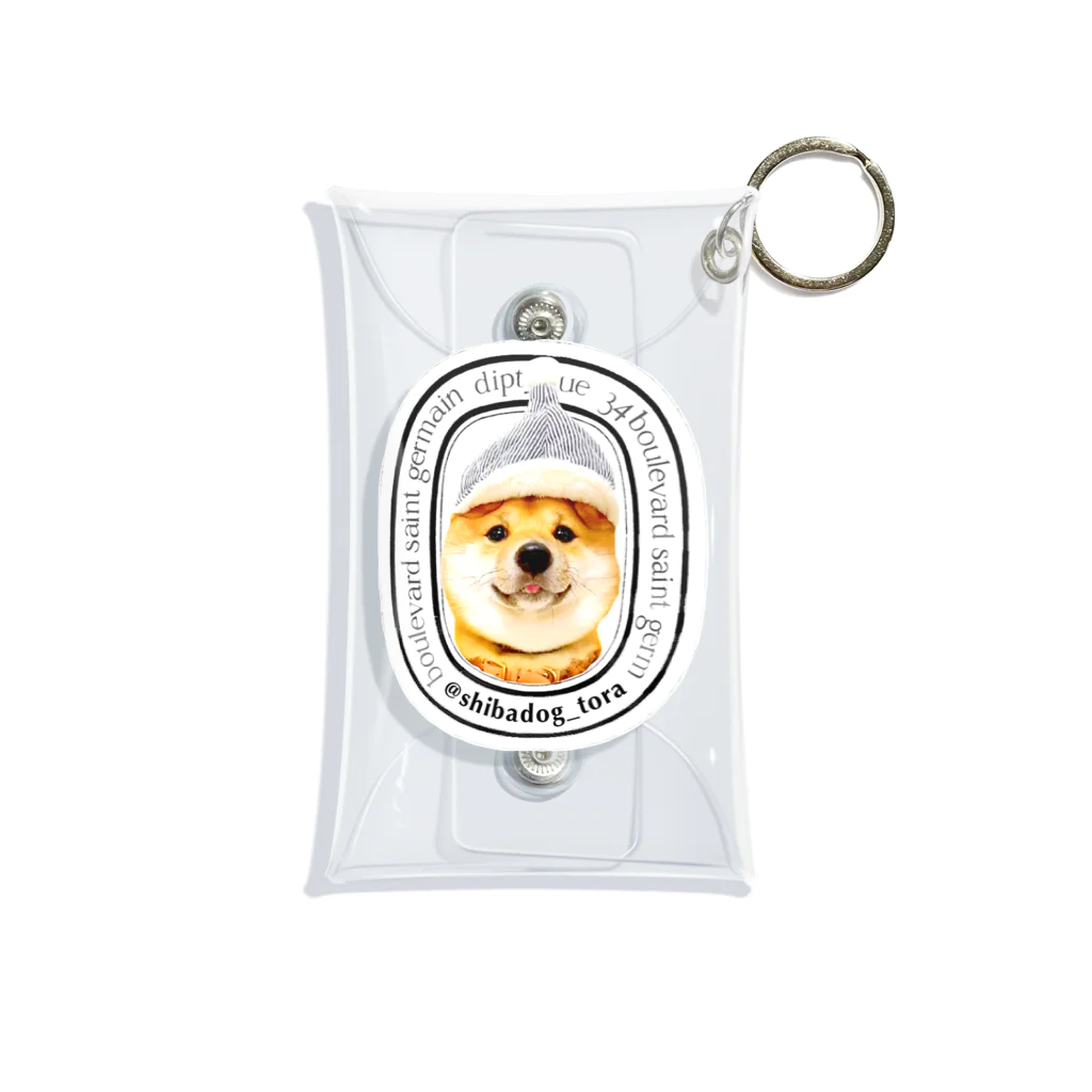 SHIBABA 豆柴とらちゃんの豆柴とらちゃんアイコン Mini Clear Multipurpose Case