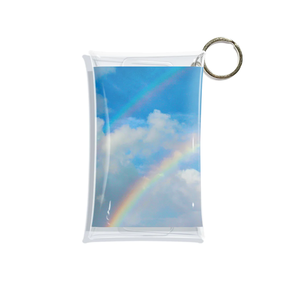 mizuphoto galleryのTwo rainbows Mini Clear Multipurpose Case