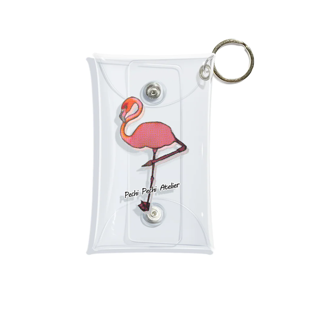 ぺちぺち工房 Pechi Pechi Atelierのふらみんご Mini Clear Multipurpose Case