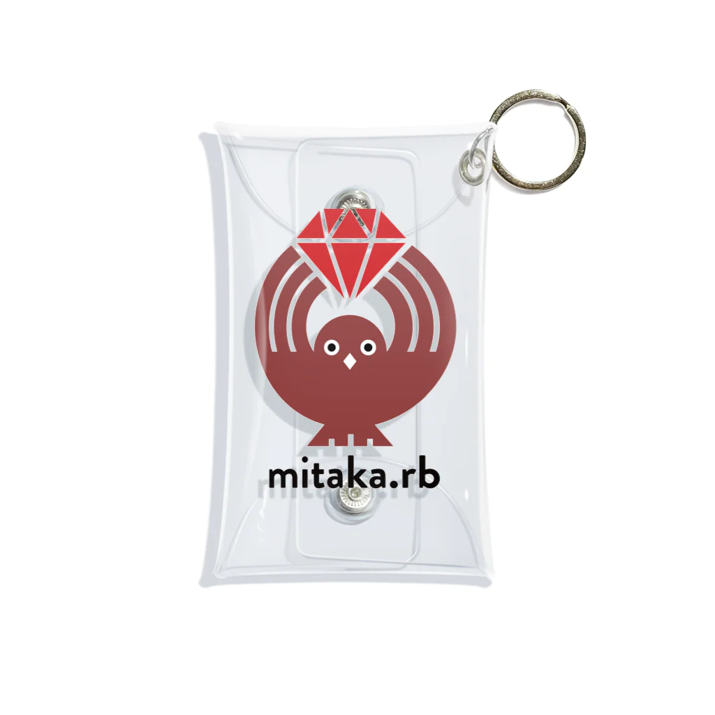 (\( ⁰⊖⁰)/) esaのmitaka.rb ﾜﾝﾎﾟｲﾝﾄ Mini Clear Multipurpose Case