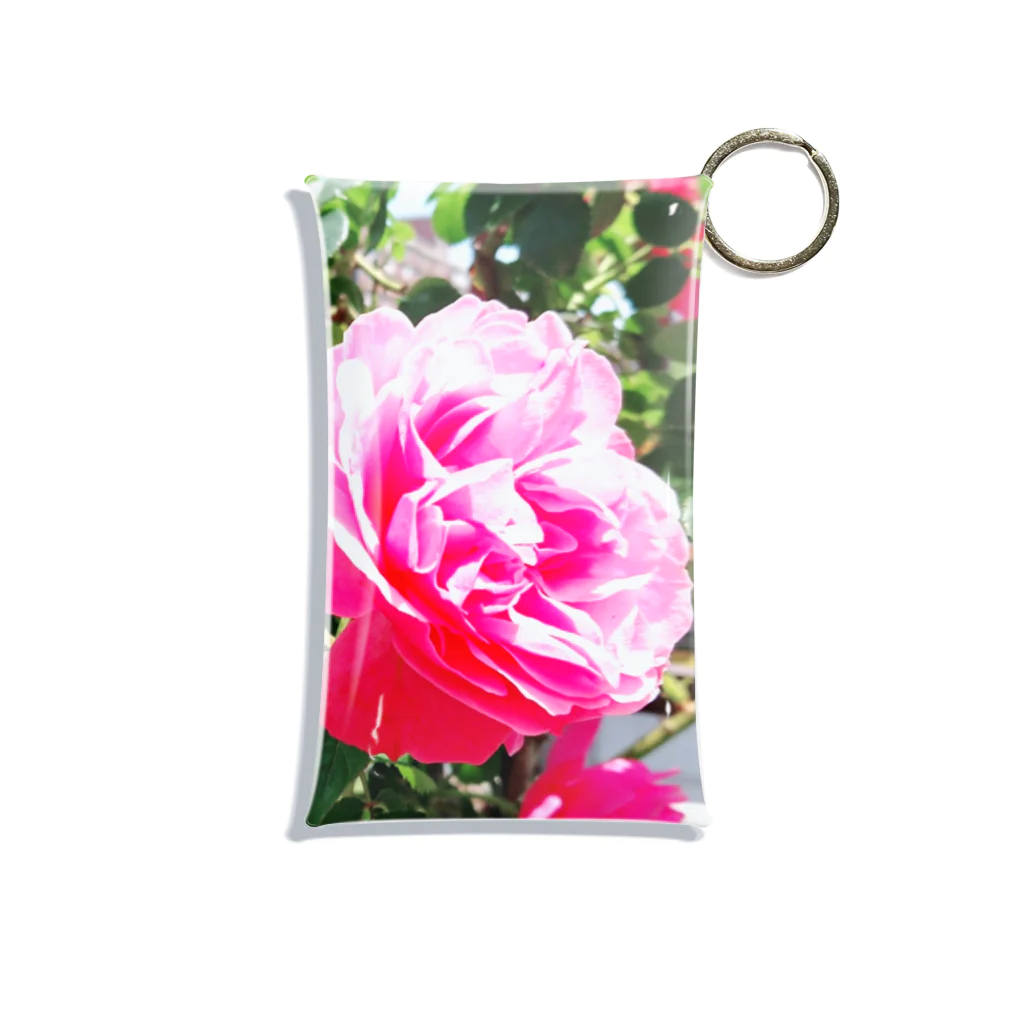 或る by 千～sahasraのpink rose Mini Clear Multipurpose Case