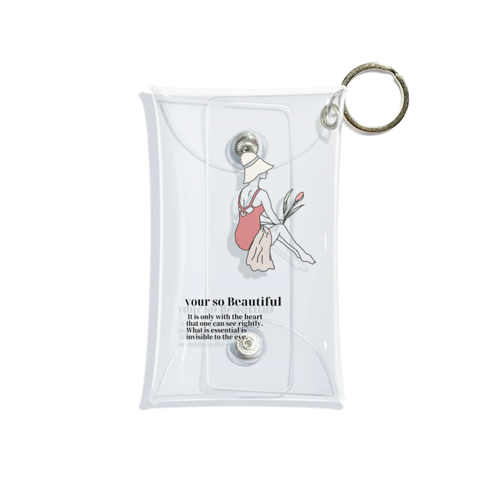 ggotgill（コッキル）のyou're so beautiful Mini Clear Multipurpose Case