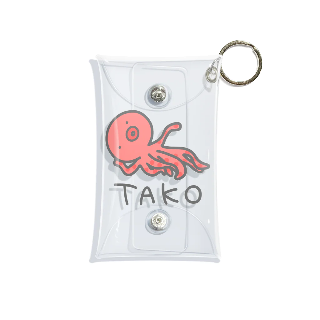 千月らじおのよるにっきのTAKO(色付き) Mini Clear Multipurpose Case