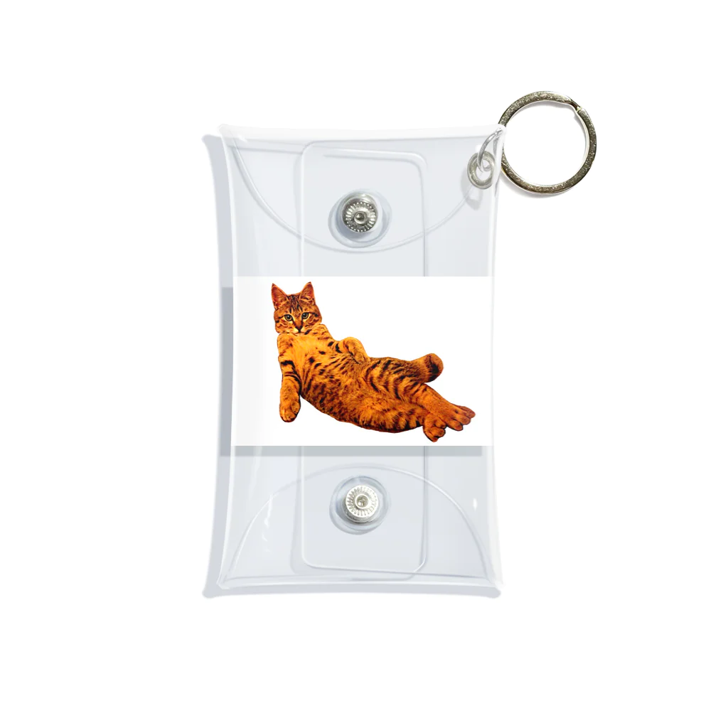 Elegant CatのElegant Cat ③ Mini Clear Multipurpose Case