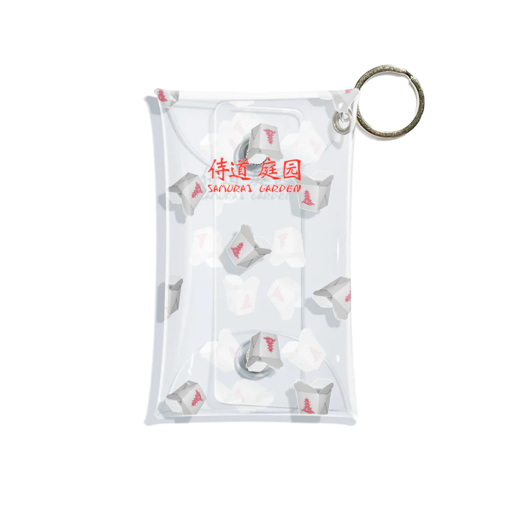 Samurai Gardenサムライガーデンの侍道庭園ドット総柄 Mini Clear Multipurpose Case