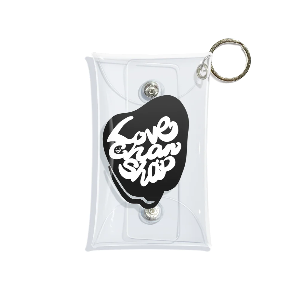 ❤Loveちゃんshop❤のLOVE HEART black Mini Clear Multipurpose Case