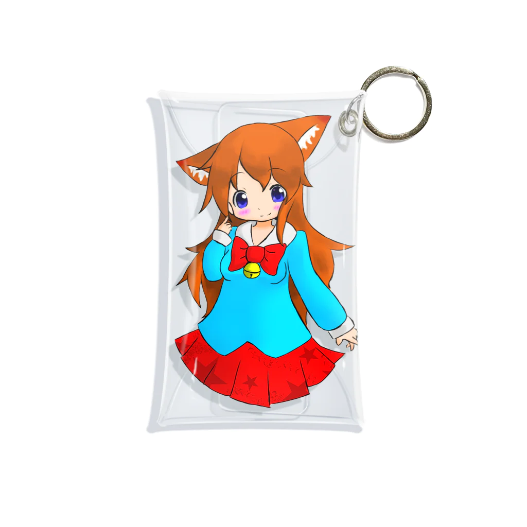 まっつん工房のネコミミの女の子 Mini Clear Multipurpose Case