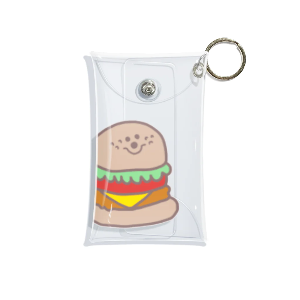 mmm.oe /モエモエモエ雑貨店のmr.はんばーーが🍔🍟🌭 Mini Clear Multipurpose Case