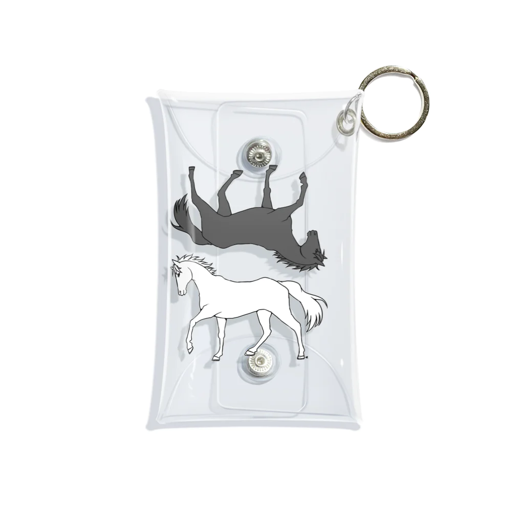 SWのBlack and White Mini Clear Multipurpose Case