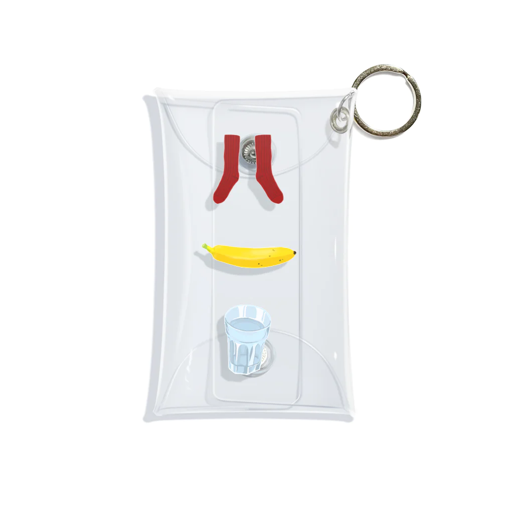 Inou chikako illustrationsの朝 Mini Clear Multipurpose Case