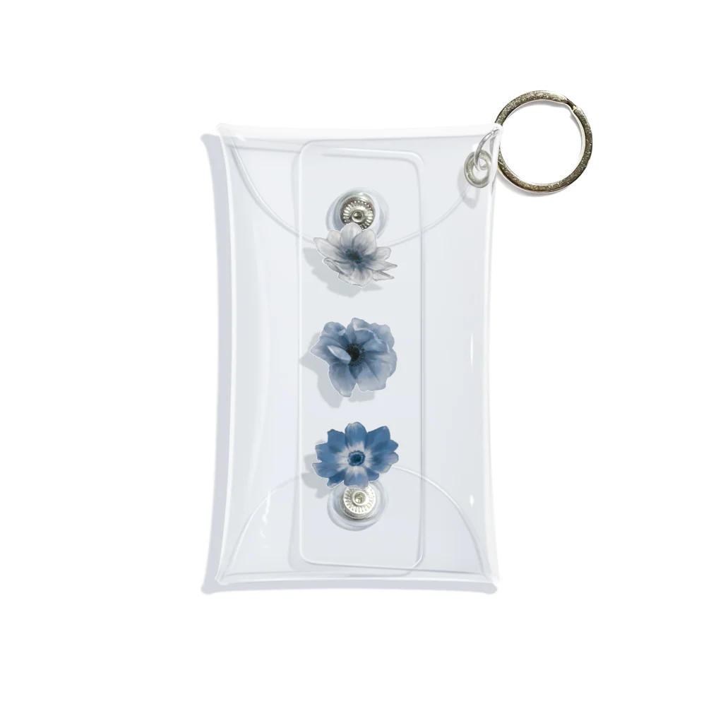 ヒイラギウズのAnemone-Blue Mini Clear Multipurpose Case