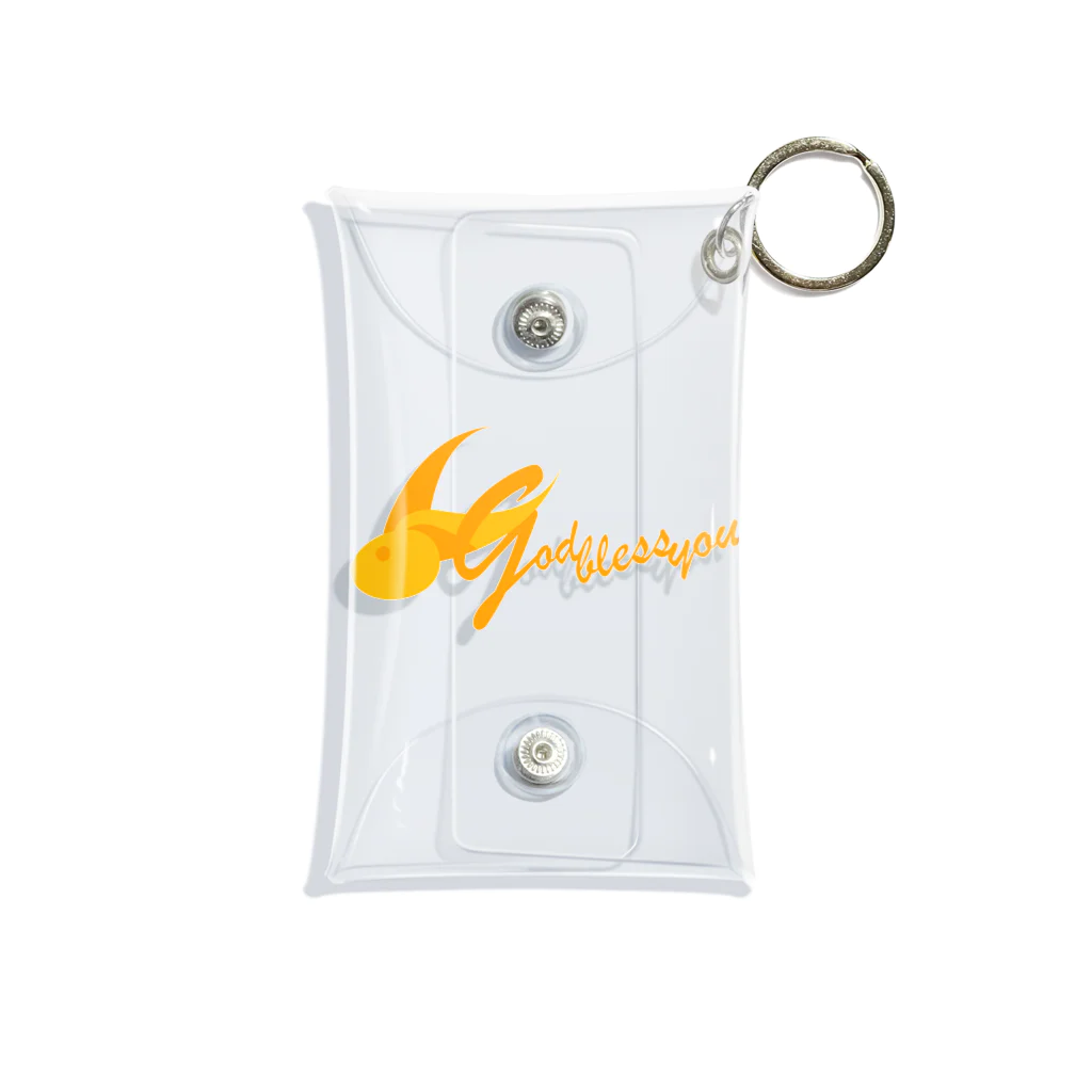 ultra marine yellow_storageのorange rabbit Mini Clear Multipurpose Case