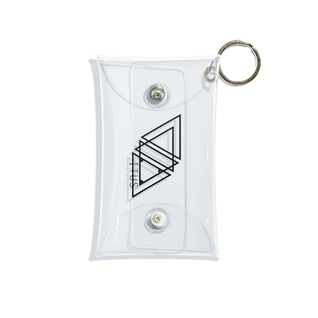 I to U $CREAMing!! Official GOODS store by SUZURIのアユスクロゴ ミニクリアマルチケース Mini Clear Multipurpose Case