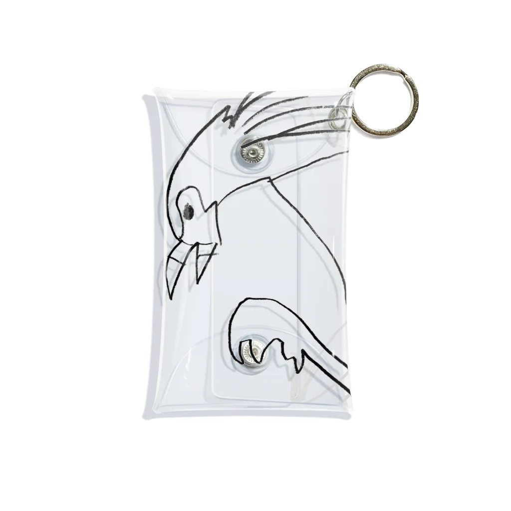 あでり🕊のヘビクイワシ Mini Clear Multipurpose Case