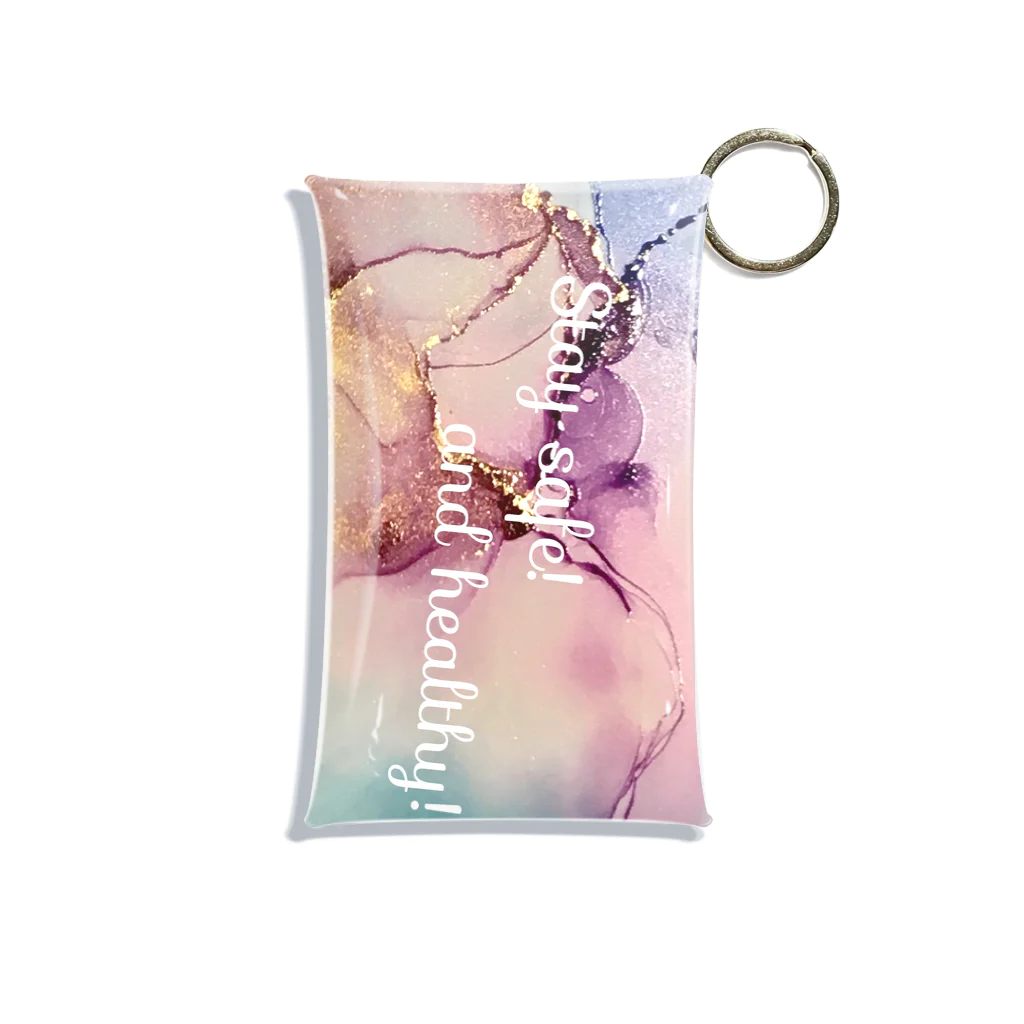 Autumn flower -alcoholinkart-のStay safe and healthy! Mini Clear Multipurpose Case