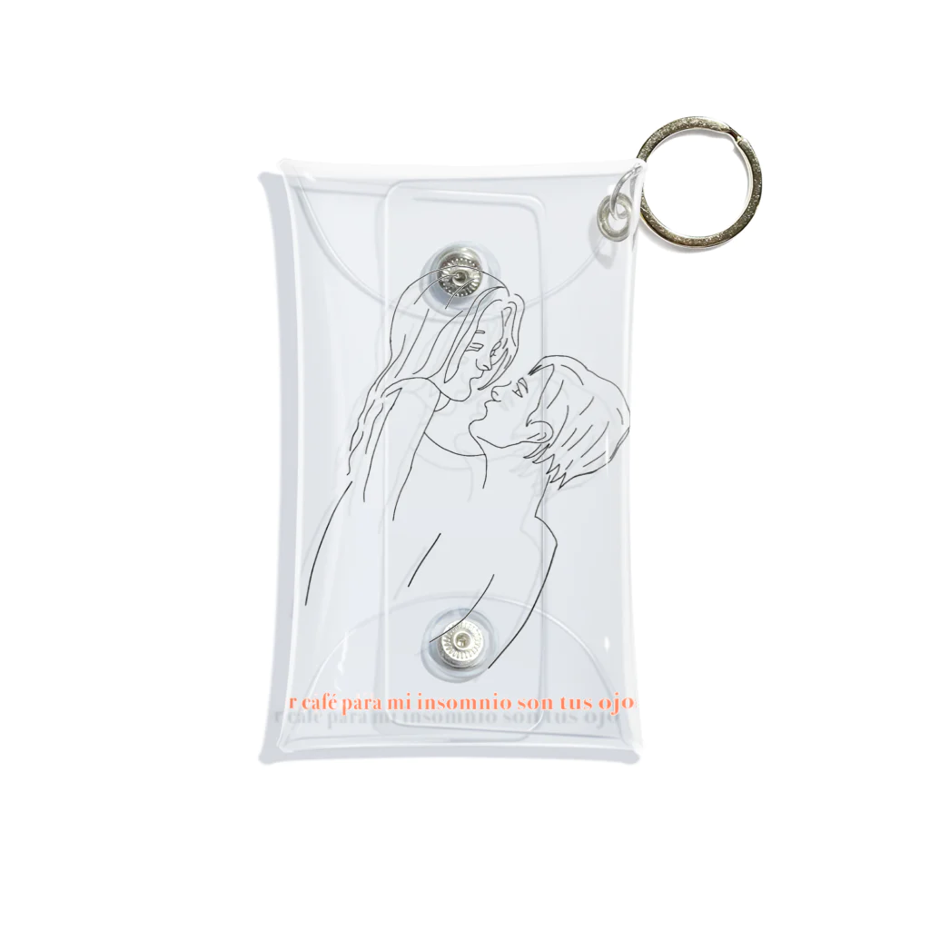 ふしぎちゃんの西語プリント 『あなたの瞳』 Mini Clear Multipurpose Case