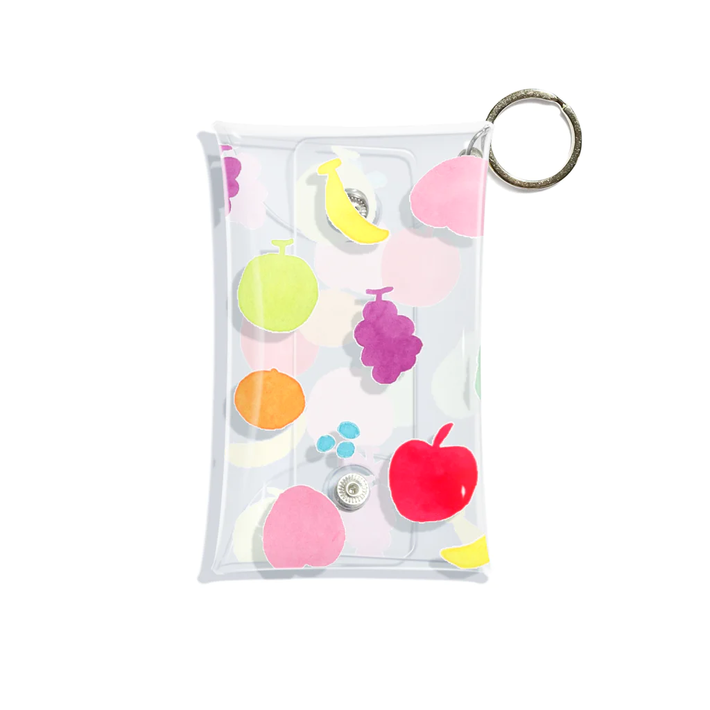 ncouleur paletteのpalette_フルーツ Mini Clear Multipurpose Case