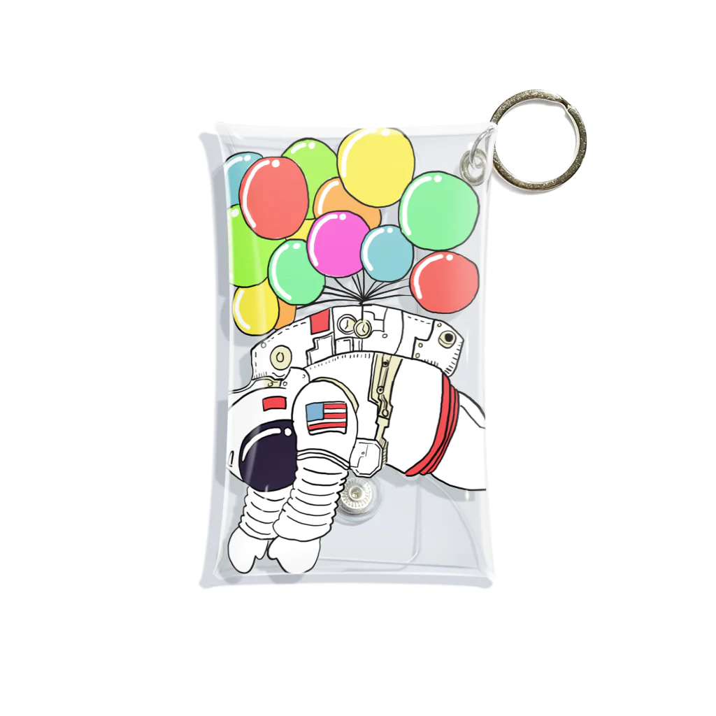 踊るこどもたちの宇宙遊泳 Mini Clear Multipurpose Case