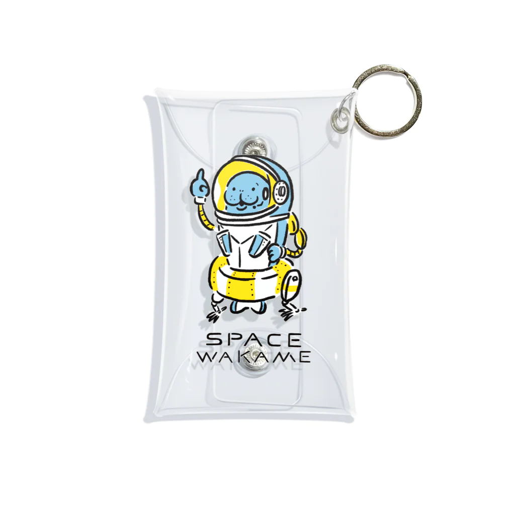 momoironetの宇宙ワカメ_ジュゴン Mini Clear Multipurpose Case