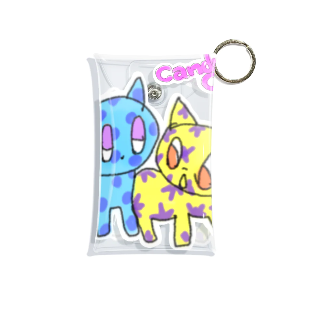 KOKORO♡のCANDY  CAT’S 🍬🐱 Mini Clear Multipurpose Case