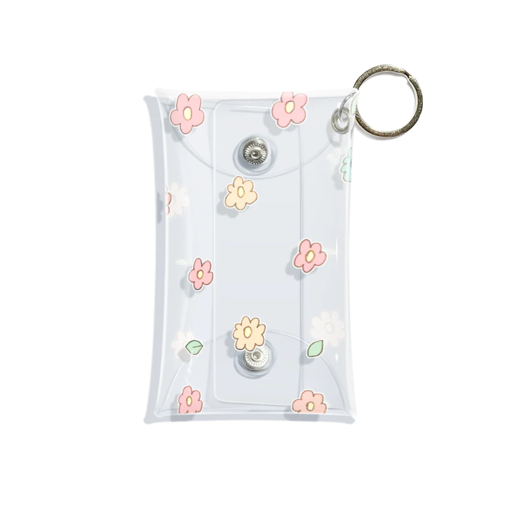 √shokupan のお花たち Mini Clear Multipurpose Case