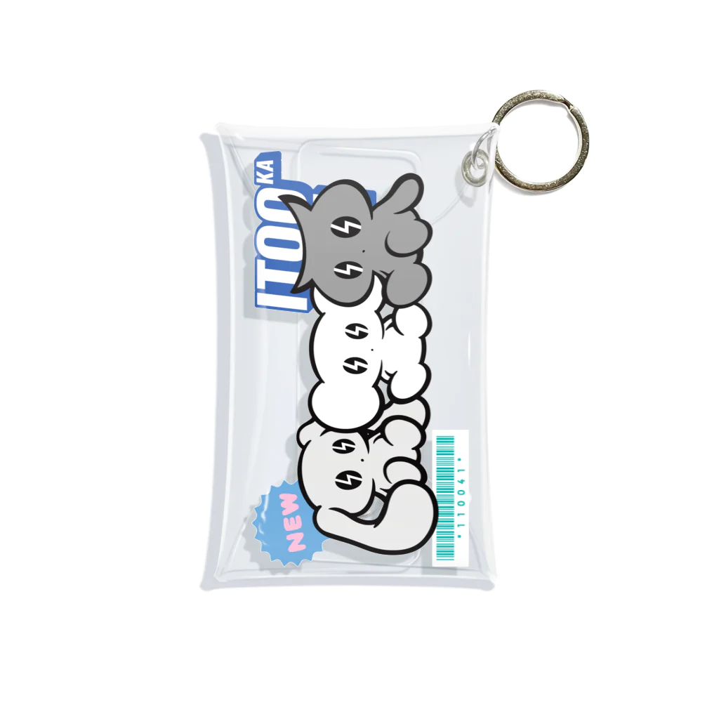 ITOOKASHIのなかよしマルチケース Mini Clear Multipurpose Case