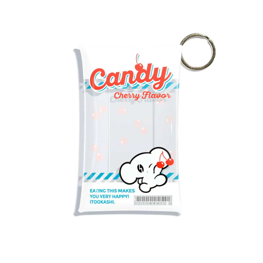 ITOOKASHIのさくらんぼCandyマルチケース Mini Clear Multipurpose Case