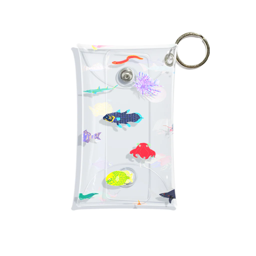 kyotsubeのカラフル深海生物 Mini Clear Multipurpose Case